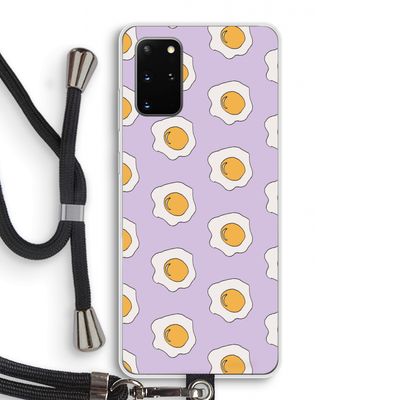 Bacon to my eggs #1: Samsung Galaxy S20 Plus Transparant Hoesje met koord