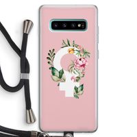 Venus: Samsung Galaxy S10 Plus Transparant Hoesje met koord
