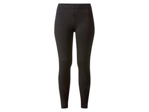 esmara Dames leggings, met katoen (M (40/42), Zwart)