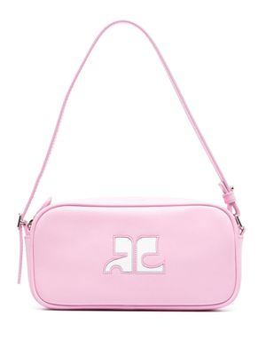 Courrèges sac bguette Reedition en cuir - Rose
