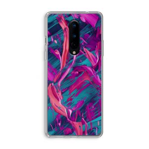 Pink Clouds: OnePlus 8 Transparant Hoesje