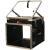 Gator Cases GRC-10X8-PU polyetheen 10U-8U combi flightcase voor mixers Gator Cases GRC-10X8-PU polyetheen 10U-8U combi flightcase voor mixers