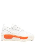 Y-3 baskets colour block à lacets - Blanc