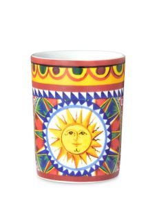 Dolce & Gabbana verre en porcelaine à motif soleil - Rouge