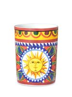 Dolce & Gabbana verre en porcelaine à motif soleil - Rouge