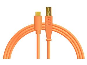 Chroma Cables USB-B To USB-C 1.5m Neon Orange