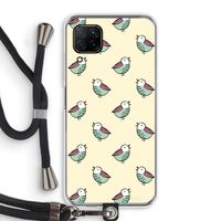 Vogeltjes: Huawei P40 Lite Transparant Hoesje met koord