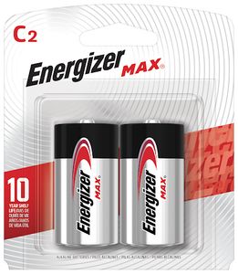 Energizer batterijen Max C, blister van 2 stuks