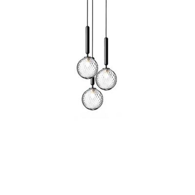 Nuura Miira 3 Hanglamp - Grijs - Transparant