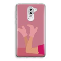 Pink boots: Honor 6X Transparant Hoesje