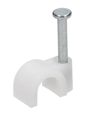 Orno Kabelclip 4mm rond wit zak(25) - 4113200