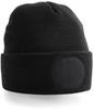 Beechfield CB446 Circular Patch Beanie - Black - One Size