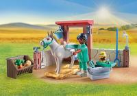 PLAYMOBIL Country - Boerderij dierenarts met de ezels Constructiespeelgoed - thumbnail