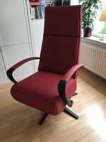 Leren relaxfauteuil met stalen frame - rood leer - Echt leer, Industrieel, ontdek de vele Leersoorten en Kleuren bij ShopX
