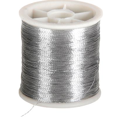 Creativ Company Naaigaren, dikte 0,15 mm, zilver, 100 m/ 1 rol