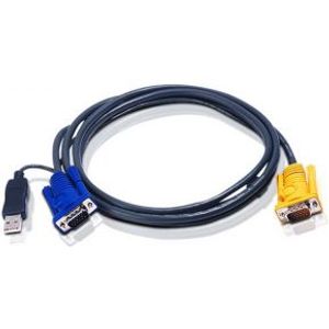 Aten 3M USB KVM Kabel met 3 in 1 SPHD en ingebouwde PS/2 naar USB omzetter