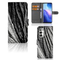 Book Style Case OPPO Find X3 Neo 5G Boomschors Grijs