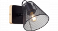 Brilliant 40110/76 - 1 Spots Wandlamp Metaal/Hout Brilliant 40110/76 - 1 Spots Wandlamp Metaal/Hout