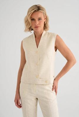 Zizo Shina - Gilet Sp26.shin.514 Gilets Offwhite