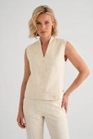 Zizo Shina - Gilet Sp26.shin.514 Gilets Offwhite