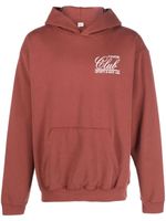 Sporty & Rich hoodie en coton à imprimé graphique - Marron