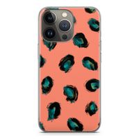 Pink Cheetah: iPhone 13 Pro Transparant Hoesje