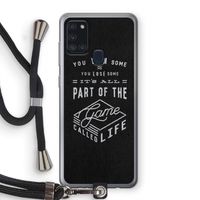 Life: Samsung Galaxy A21s Transparant Hoesje met koord
