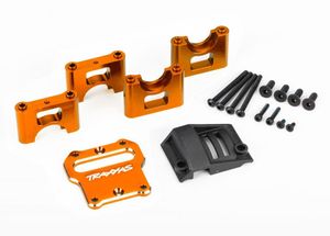 Traxxas - Mount, center differential carrier, 6061-T6 aluminum (orange-anodized) (TRX-9584T)