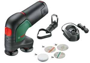 Bosch Groen EasyCurvSander 12 Accu Schijfschuur- en polijstmachine |  12 V | 2,5 Ah accu + Oplader | In doos - 06039C9002