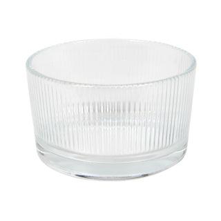 Schaaltje lines Ø 8,5x5 cm glas