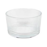 Schaaltje lines Ø 8,5x5 cm glas