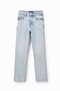 Straight jeans met stras - BLUE - 34