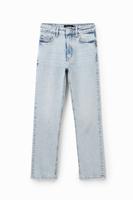 Straight jeans met stras - BLUE - 44