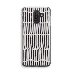 Moroccan stripes: Samsung Galaxy J8 (2018) Transparant Hoesje