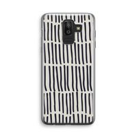 Moroccan stripes: Samsung Galaxy J8 (2018) Transparant Hoesje