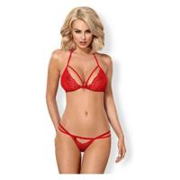 Ondergoed Set Obsessive 838-SET-3 Rood S/M