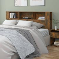 Hoofdbordkast 200x18,5x104,5 cm gerookt eikenkleurig