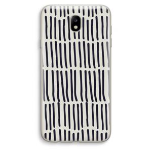 Moroccan stripes: Samsung Galaxy J7 (2017) Transparant Hoesje