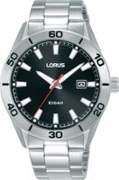 Lorus RH965PX9 staal zilverkleurig-zwart 40 mm