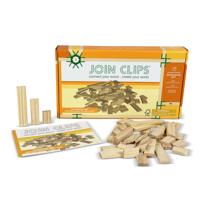 JOIN CLIPS Uitbreidingsset Houten Bouwplankjes Pro 200 stuks