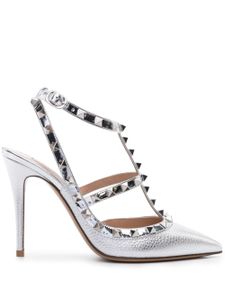 Valentino Garavani escarpins Rockstud 100 mm - Argent