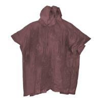 Regenponcho met capuchon - 2x - bruin - herbruikbaar - PVC