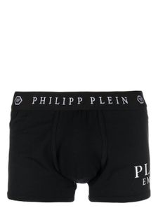 Philipp Plein boxer à taille à logo - Noir