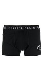 Philipp Plein boxer à taille à logo - Noir - thumbnail