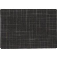 Wicotex Placemats - 1x - zwart - 30 x 43 cm - anti slip laag Wicotex Placemats - 1x - zwart - 30 x 43 cm - anti slip laag