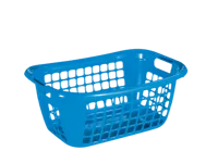 Sunware Basic wasmand 55cm laag blauw