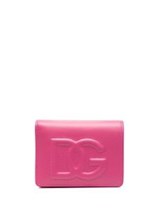 Dolce & Gabbana portefeuille à plaque logo DG - Rose