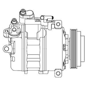 Delphi Diesel Airco compressor CS20527
