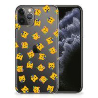 TPU bumper voor Apple iPhone 11 Pro Katten Emojis