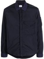 C.P. Company concealed-fastening shirt jacket - Bleu